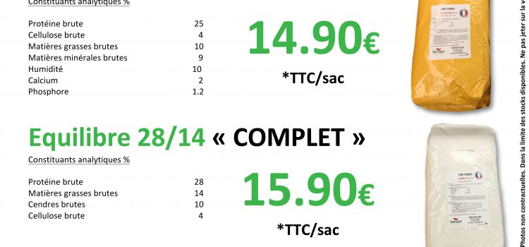 Nouveau tarif 2019 : Croquettes pour chiens Nouveau tarif 2019 : Croquettes pour chiens
