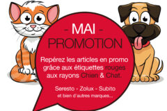 PROMOTION de MAI  – Rayons chien & chat